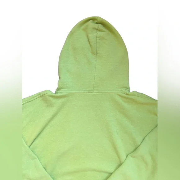 Neon Lime Green Fire Island Hoodie – Vintage Retro Cool! 🌟 size medium - Picture 11 of 11